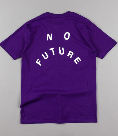 Indcsn No Future Distort T-Shirt - Purple