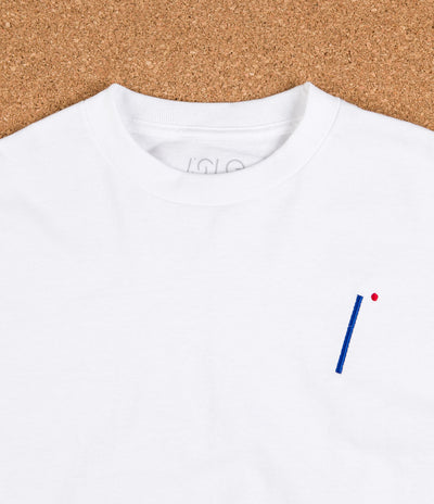 Isle I Logo Embroidered Long Sleeve T-Shirt - White