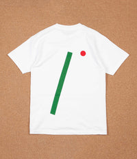 Isle I-Logo T-Shirt - White / Green / Red