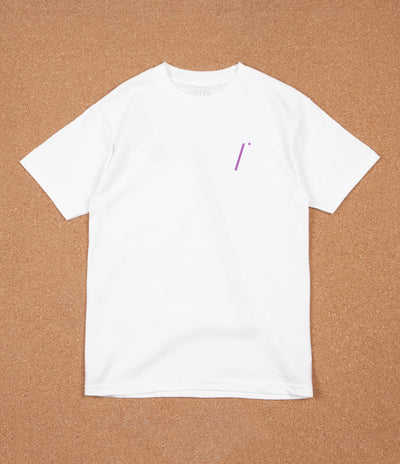 Isle I-Logo T-Shirt - White / Grey / Pink