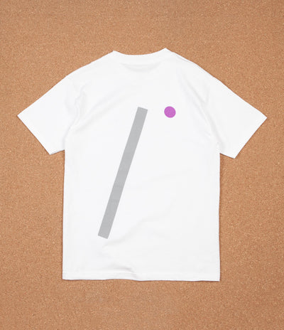 Isle I-Logo T-Shirt - White / Grey / Pink