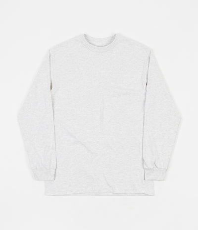 Isle Sculpture Long Sleeve T-Shirt - Grey Heather