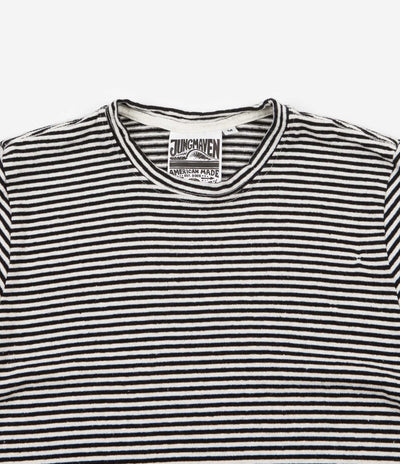 Jungmaven Yarn Dyed Hemp T-Shirt - Black Stripe