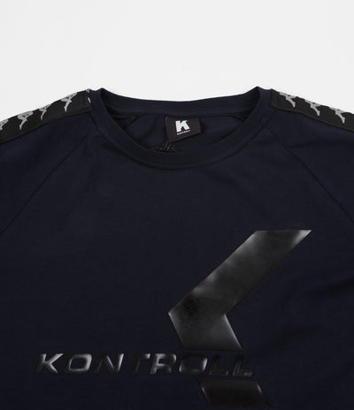 Kappa Kontroll Banda Long Sleeve T-Shirt - Navy / Black