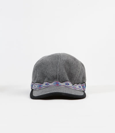 Kavu 4 Panel Fleece Strap Cap - Charcoal Heather