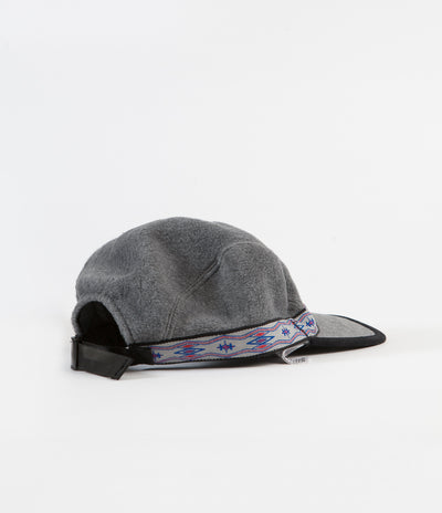 Kavu 4 Panel Fleece Strap Cap - Charcoal Heather