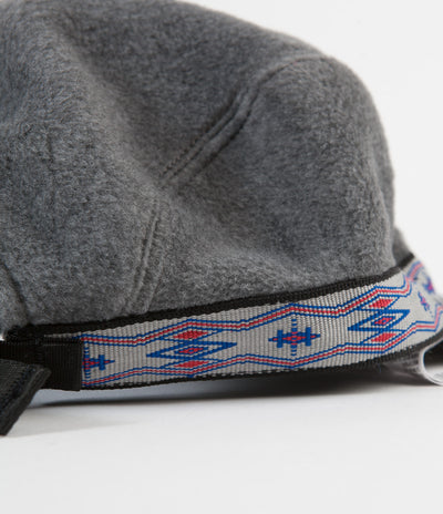 Kavu 4 Panel Fleece Strap Cap - Charcoal Heather