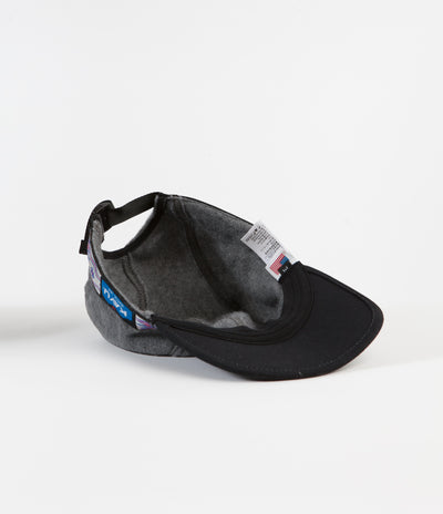Kavu 4 Panel Fleece Strap Cap - Charcoal Heather