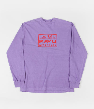 Kavu Adventure Time Long Sleeve T-Shirt - Faded Purple