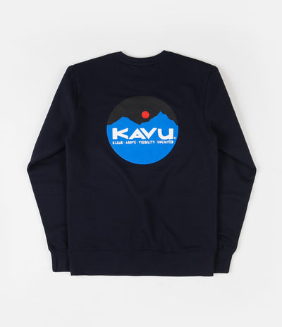 Kavu Klear Crewneck Sweatshirt - Navy