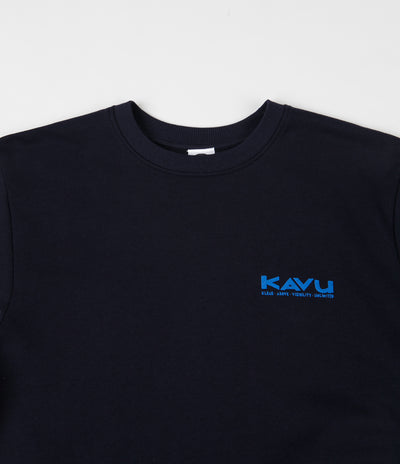 Kavu Klear Crewneck Sweatshirt - Navy