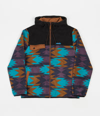 Kavu Peoh Point Fleece Hoodie - Basin Geo