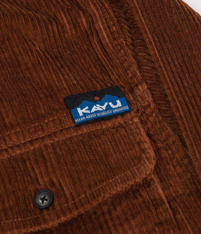 Kavu Petos Shirt Jacket - Dark Rust