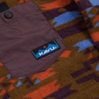 Kavu Teannaway Fleece Sweatshirt - Cocoa Arcade thumbnail