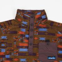 Kavu Teannaway Fleece Sweatshirt - Cocoa Arcade thumbnail