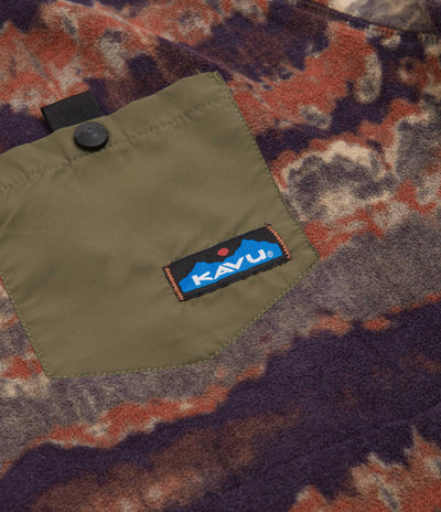Kavu Teannaway Fleece Sweatshirt - Duff Tie Dye