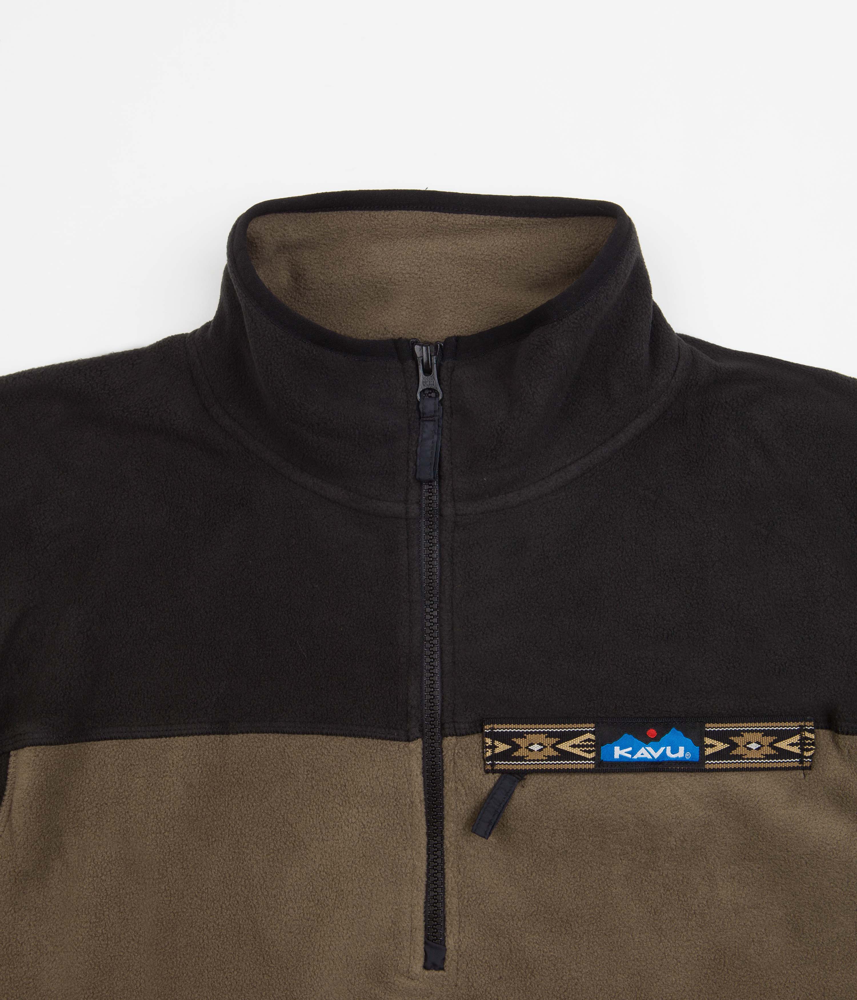 Kavu Winter Throwshirt Fleece Black Walnut Flatspot