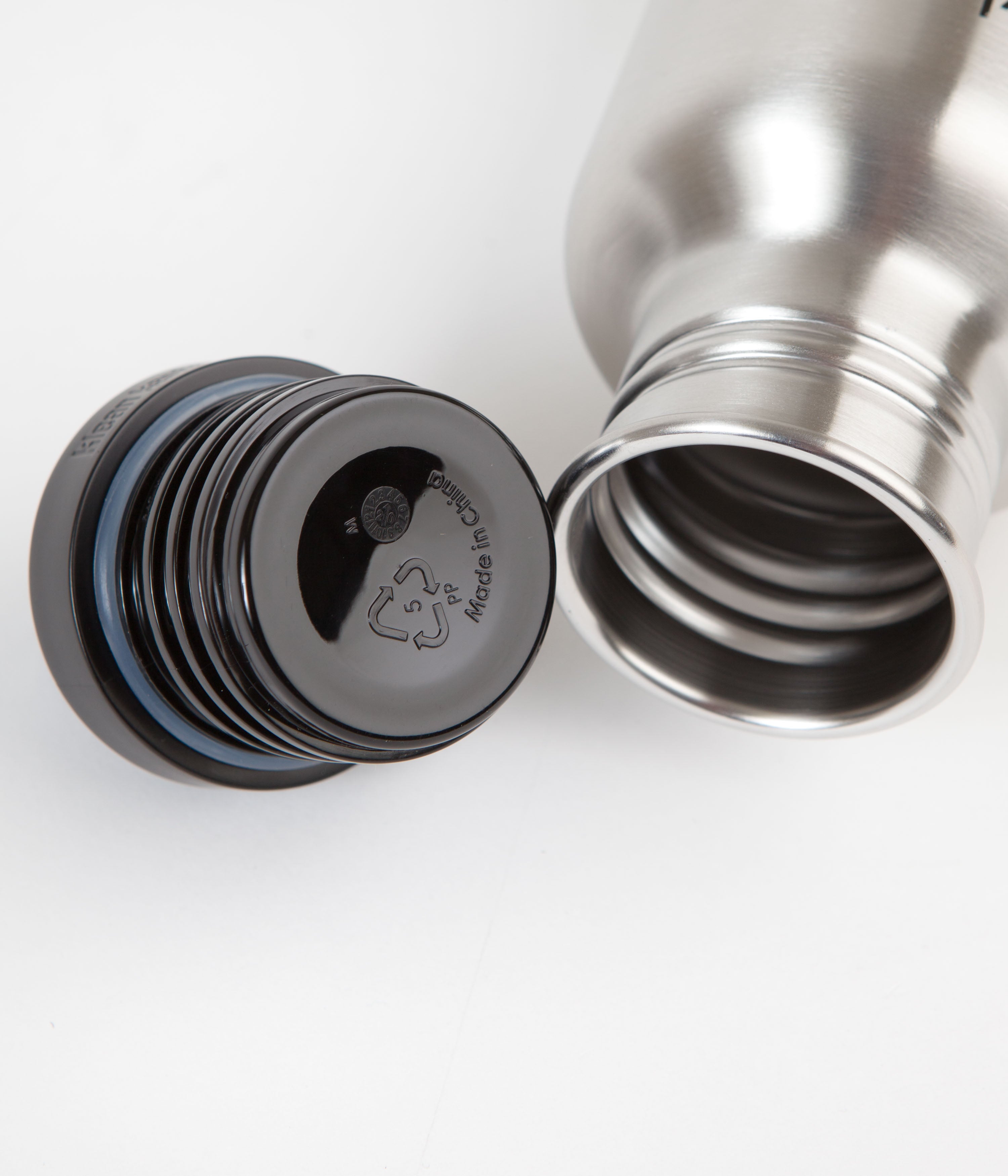 Klean Kanteen Classic 532ml Flask Brushed Stainless Flatspot