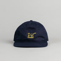 Krooked Kat Embroidered Cap - Navy thumbnail