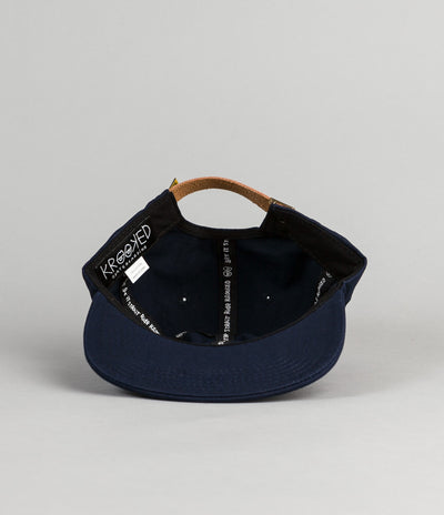 Krooked Kat Embroidered Cap - Navy