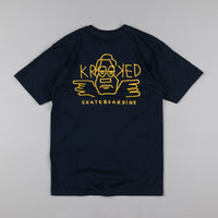 Krooked Dude Double T-Shirt - Navy thumbnail