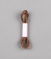 Flatspot Leather Laces Light Brown