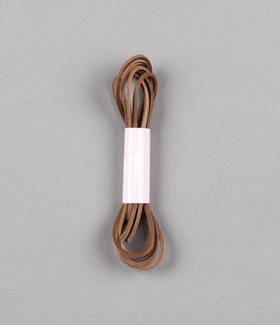 Flatspot Leather Laces Light Brown