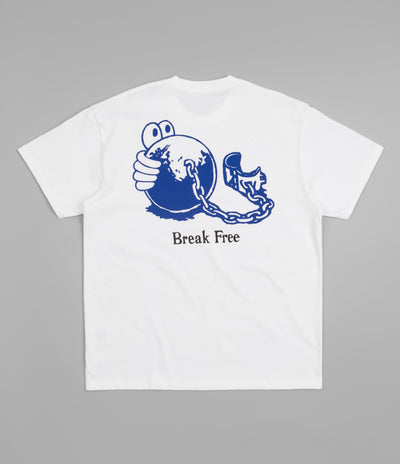 Last Resort AB Ball T-Shirt - White / Blue