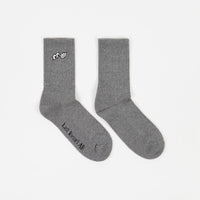Last Resort AB Eyes Socks - Grey Melange thumbnail