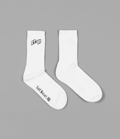 Last Resort AB Eyes Socks - White