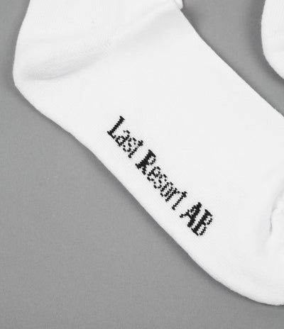 Last Resort AB Eyes Socks - White