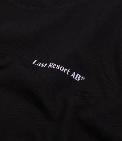 Last Resort AB LRAB Atlas Monogram T-Shirt - Black / Lilac