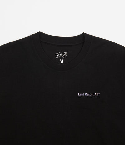 Last Resort AB LRAB Atlas Monogram T-Shirt - Black / Lilac