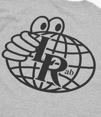 Last Resort AB LRAB Atlas Monogram T-Shirt - Grey Melange / Black