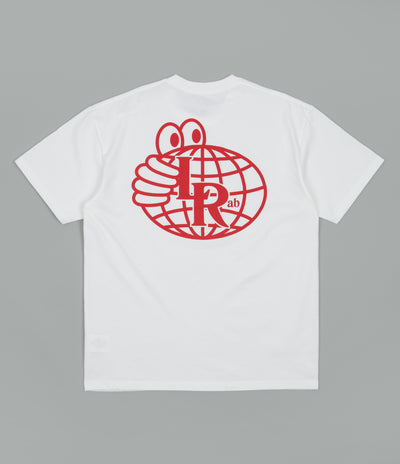 Last Resort AB LRAB Atlas Monogram T-Shirt - White / Red