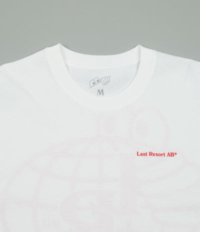 Last Resort AB LRAB Atlas Monogram T-Shirt - White / Red