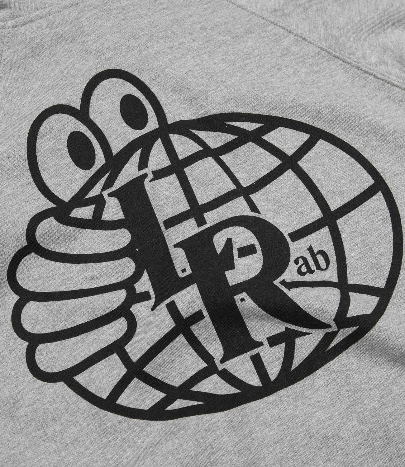 Last Resort AB LRAB Atlas Monogram Zip Hoodie - Heather Grey