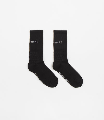 Last Resort AB Right Angle Bubble Socks - Black