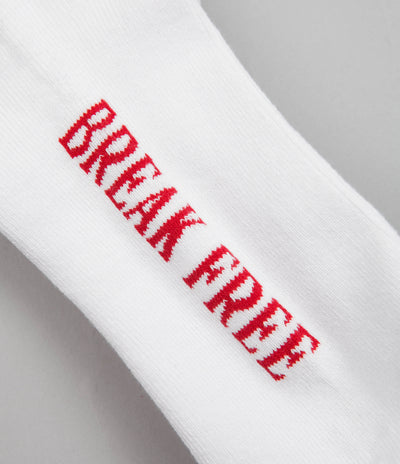 Last Resort AB Right Angle Bubble Socks - White