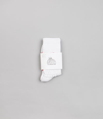 Last Resort AB Right Angle Bubble Socks - White