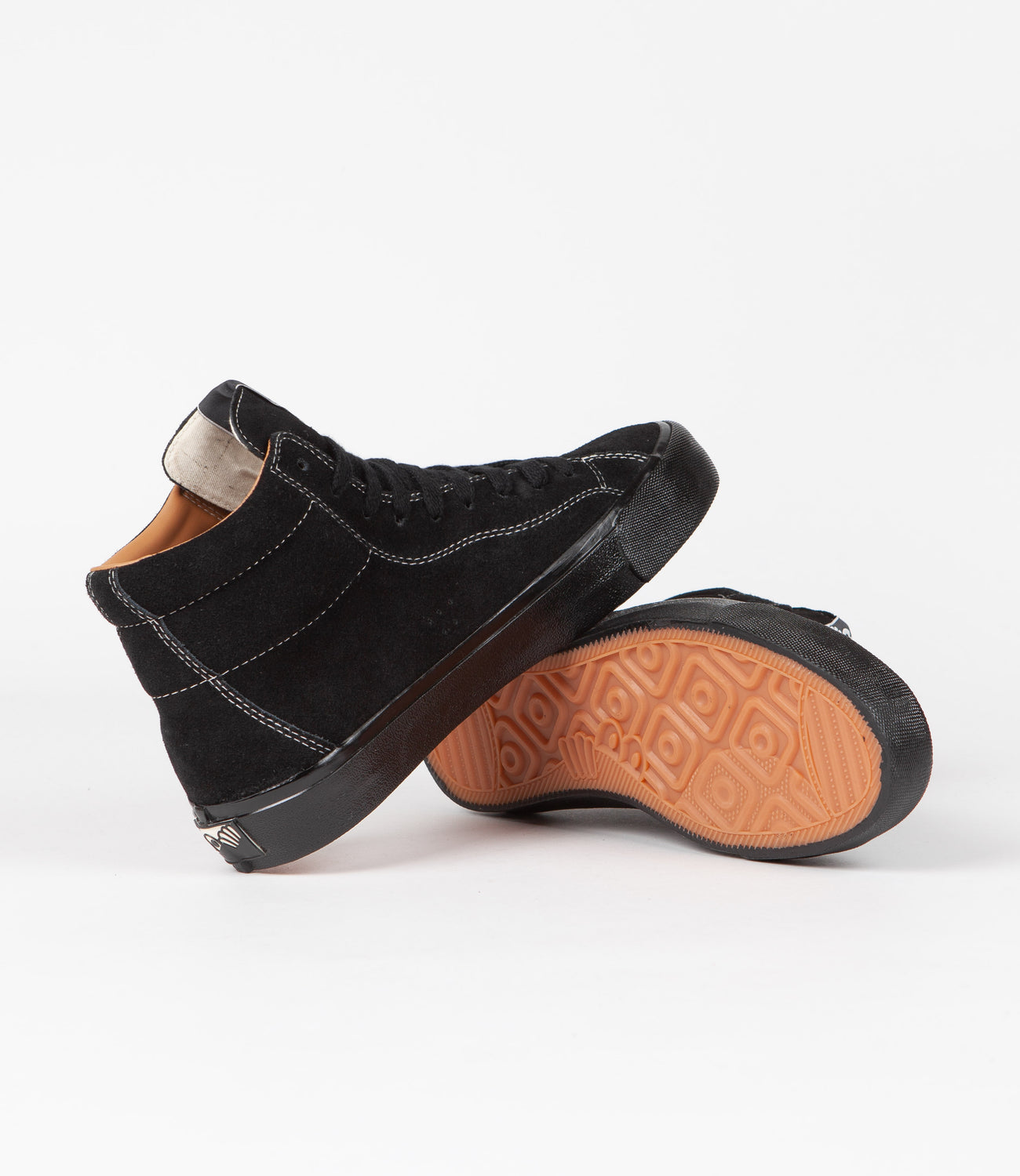 Last Resort AB VM003 Suede Hi Shoes - Black / Black / White | Flatspot