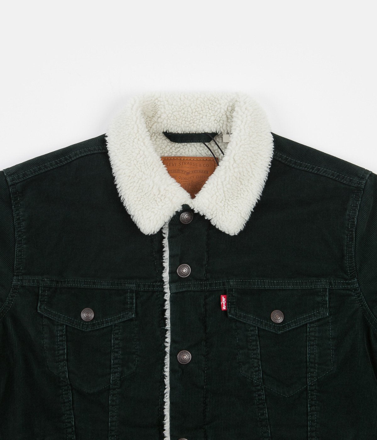 Levi's type 3 sherpa 2025 trucker jacket black cord