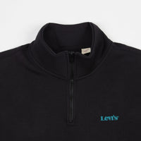 Levi's® Red Tab™ 1/4 Zip Mockneck Popover Sweatshirt - Electric Check Caviar thumbnail