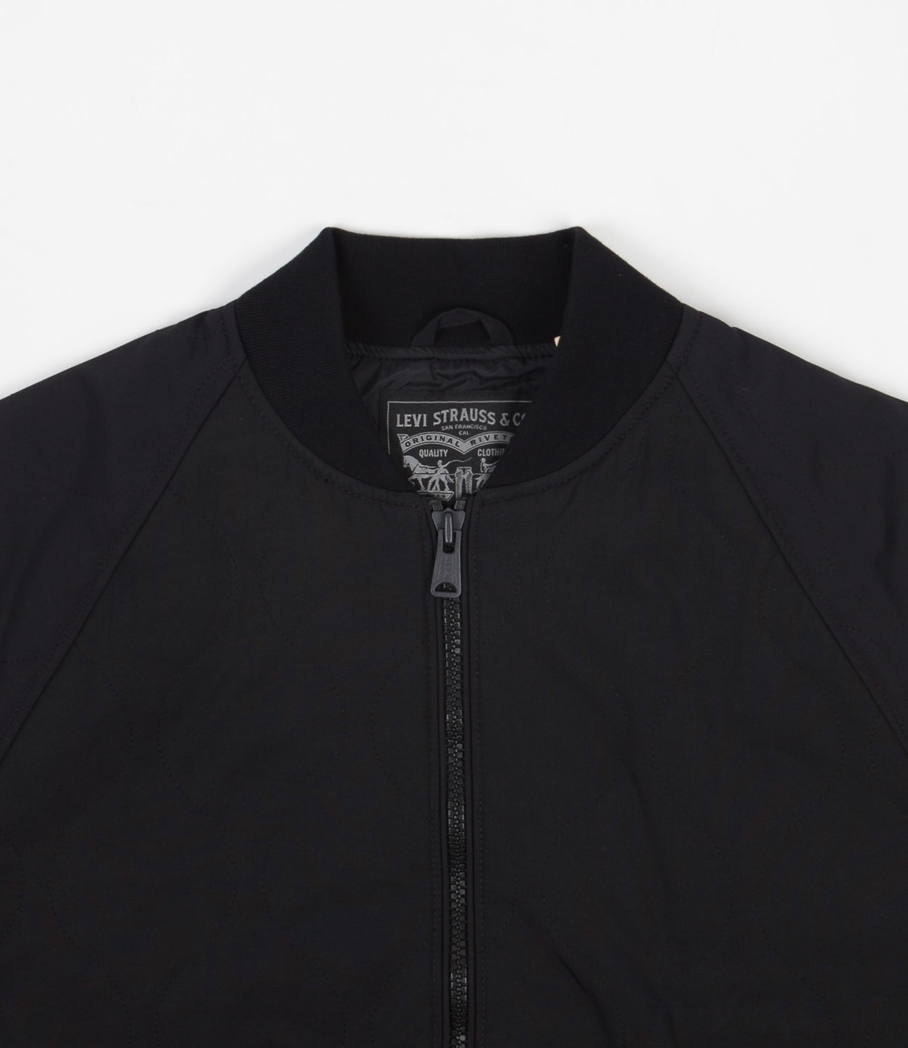 Levi's bomber jacket black deals