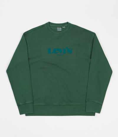 Levi's® Red Tab™ Relaxed T2 Crewneck Sweatshirt - Forest Biome