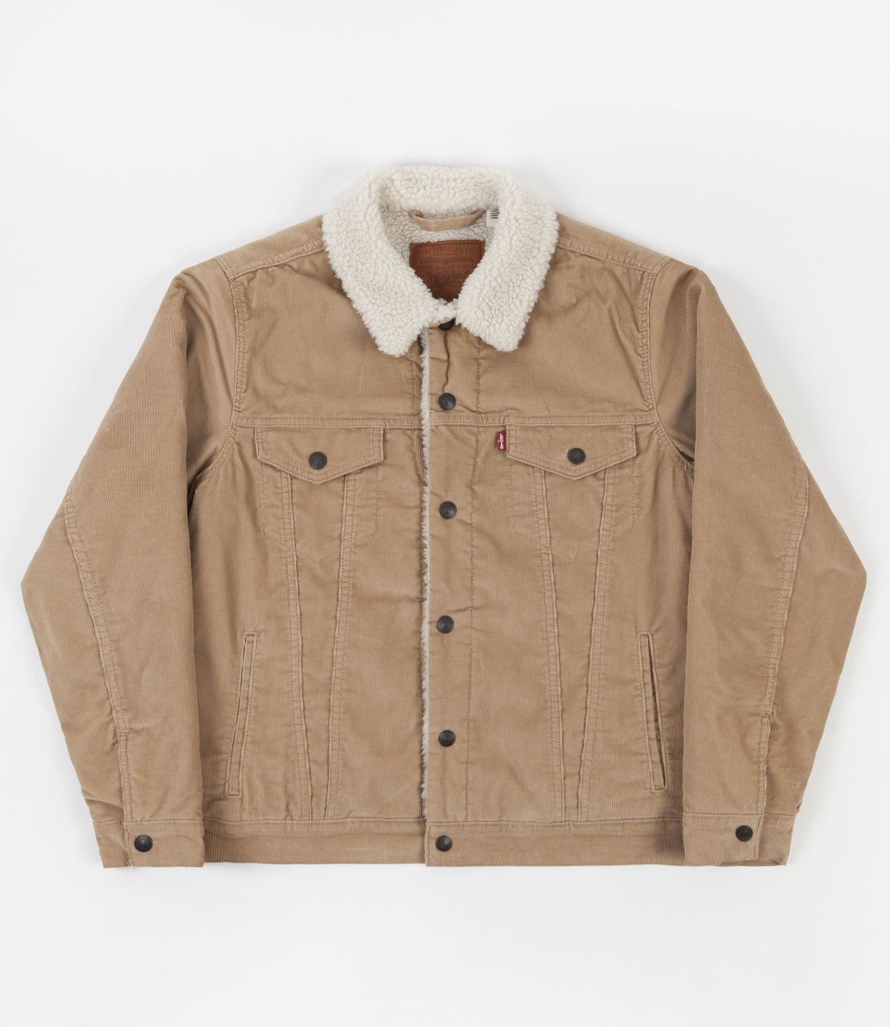 Levi s Red Tab Type 3 Sherpa Trucker Jacket True Chino Cord Flatspot