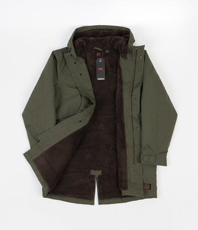 Levi's® Skate Fish Tail Parka Jacket - Olive Night