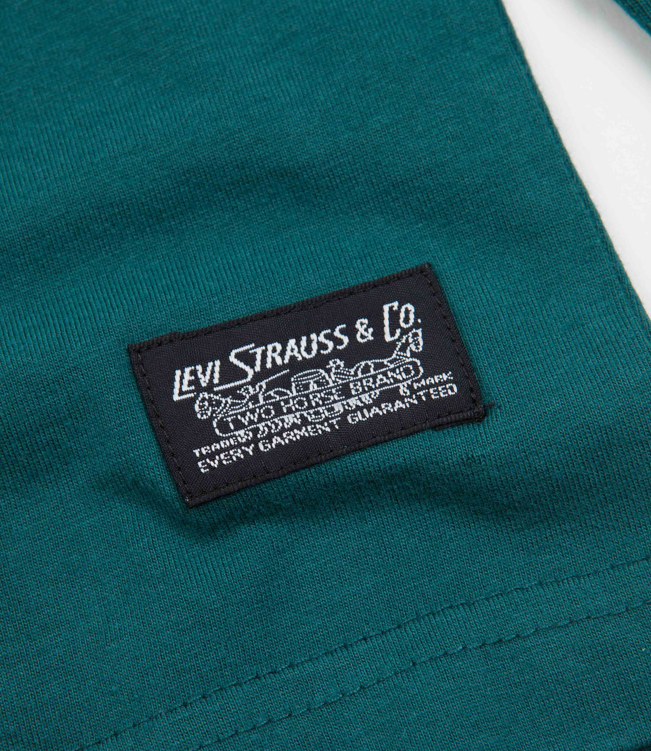 Levi s Skate Graphic Box Long Sleeve T Shirt Oversized Teal Green Flatspot