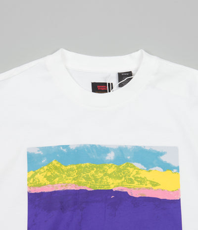 Levi's® Skate Graphic Box Long Sleeve T-Shirt - Painted Landscape / White