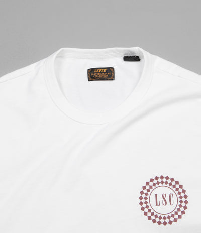 Levi's® Skate Graphic Taxi Badge Long Sleeve T-Shirt - White